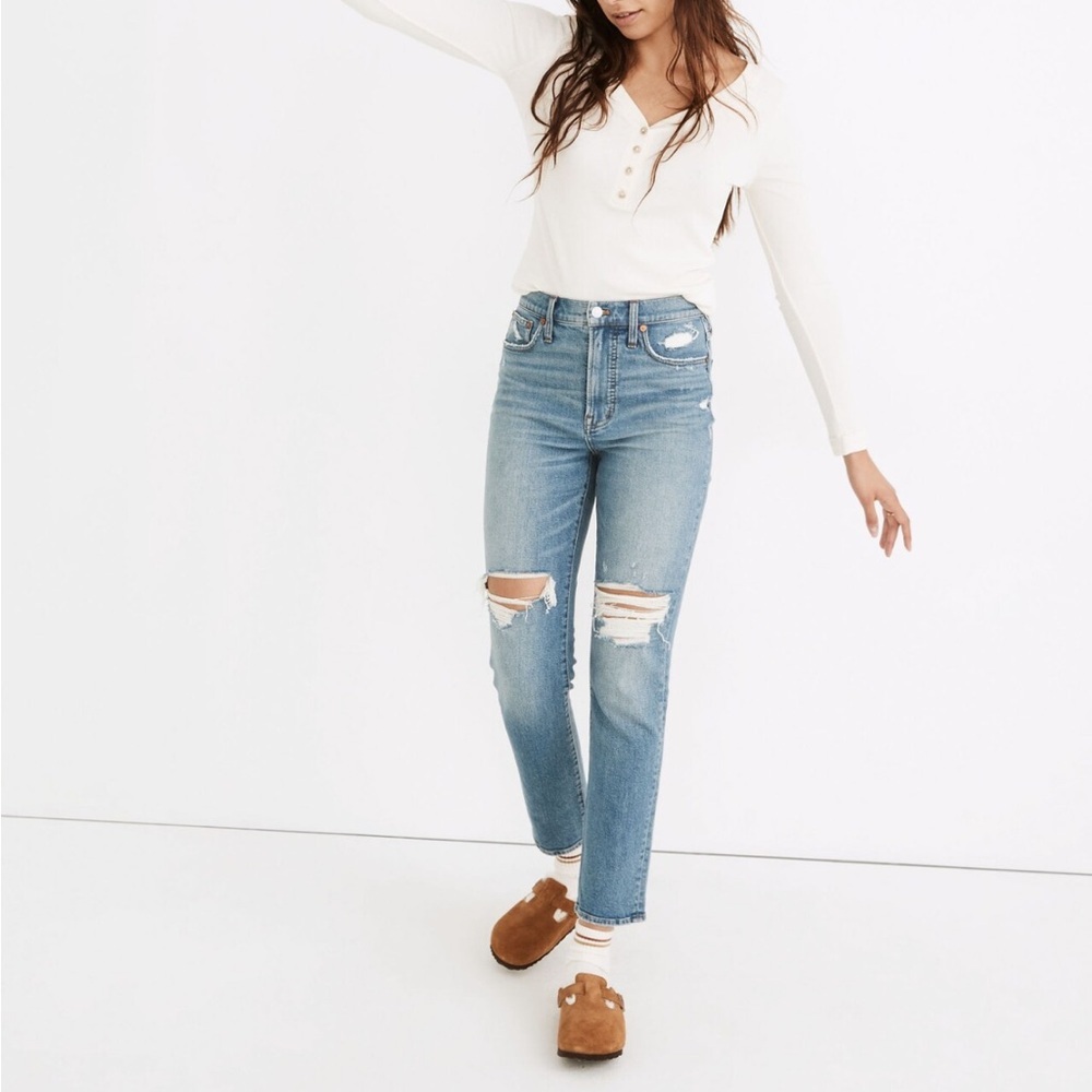 Madewell The Perfect Vintage Jean in Denman Wash Size 26 NWT N0608
